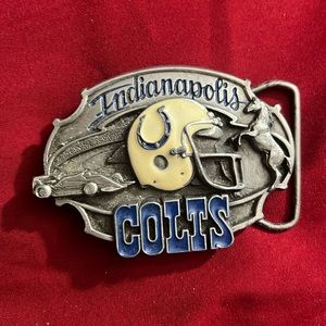 Indy Colts metal belt buckle